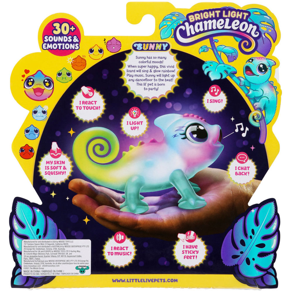 [DISCONTINUED] Moose Little Live Pets Bright Light Chameleon - Sunny