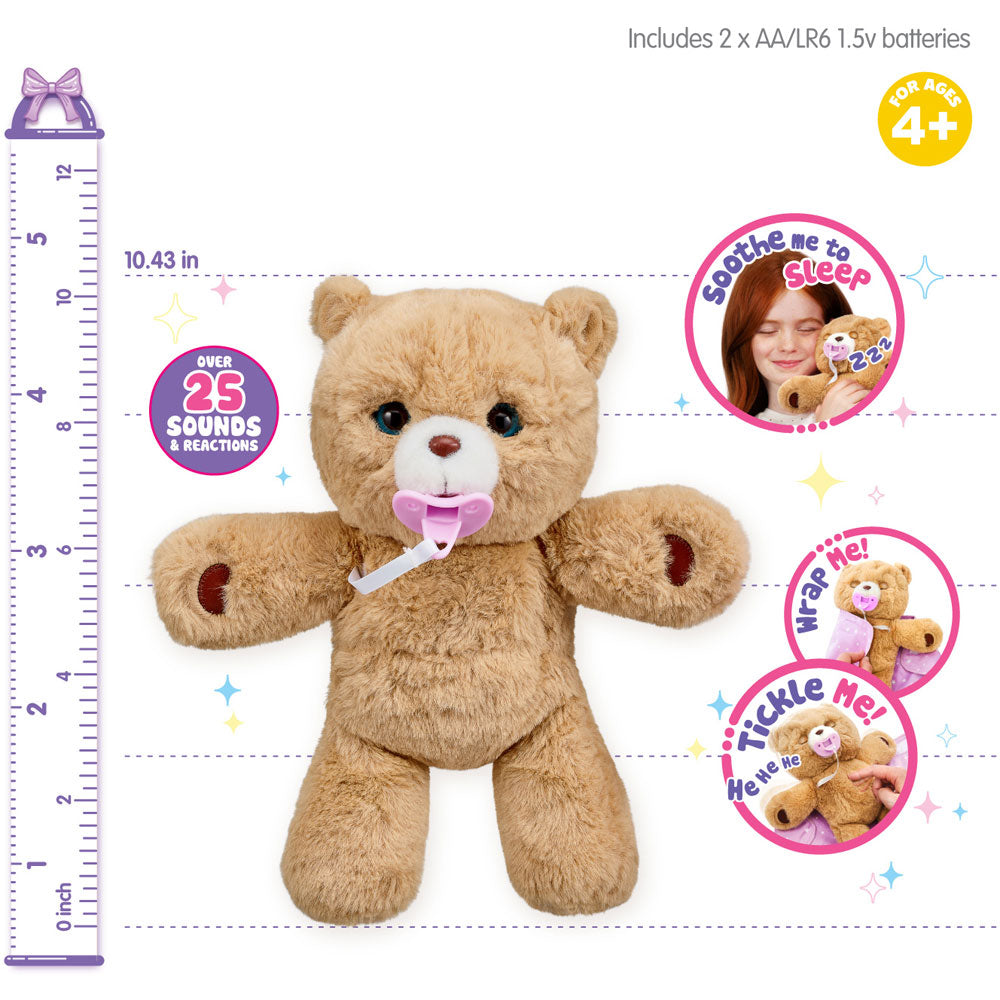 [DISCONTINUED] Moose Little Live Pets Plush Cozy Dozys Cubbles the Bear