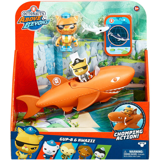 [DISCONTINUED] Moose Octonauts Above & Beyond Deluxe Toy Vehicle & Figure: Gup-B & Kwazii