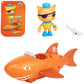 [DISCONTINUED] Moose Octonauts Above & Beyond Deluxe Toy Vehicle & Figure Value Pack: Gup-B & Kwazii + Gup-A & Captain Barnacles