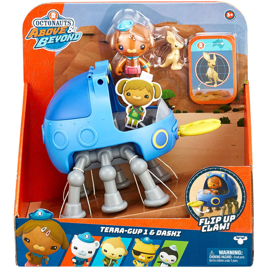 [DISCONTINUED] Moose Octonauts Above & Beyond Deluxe Toy Vehicle & Figure: Terra-Gup 1 & Dashi
