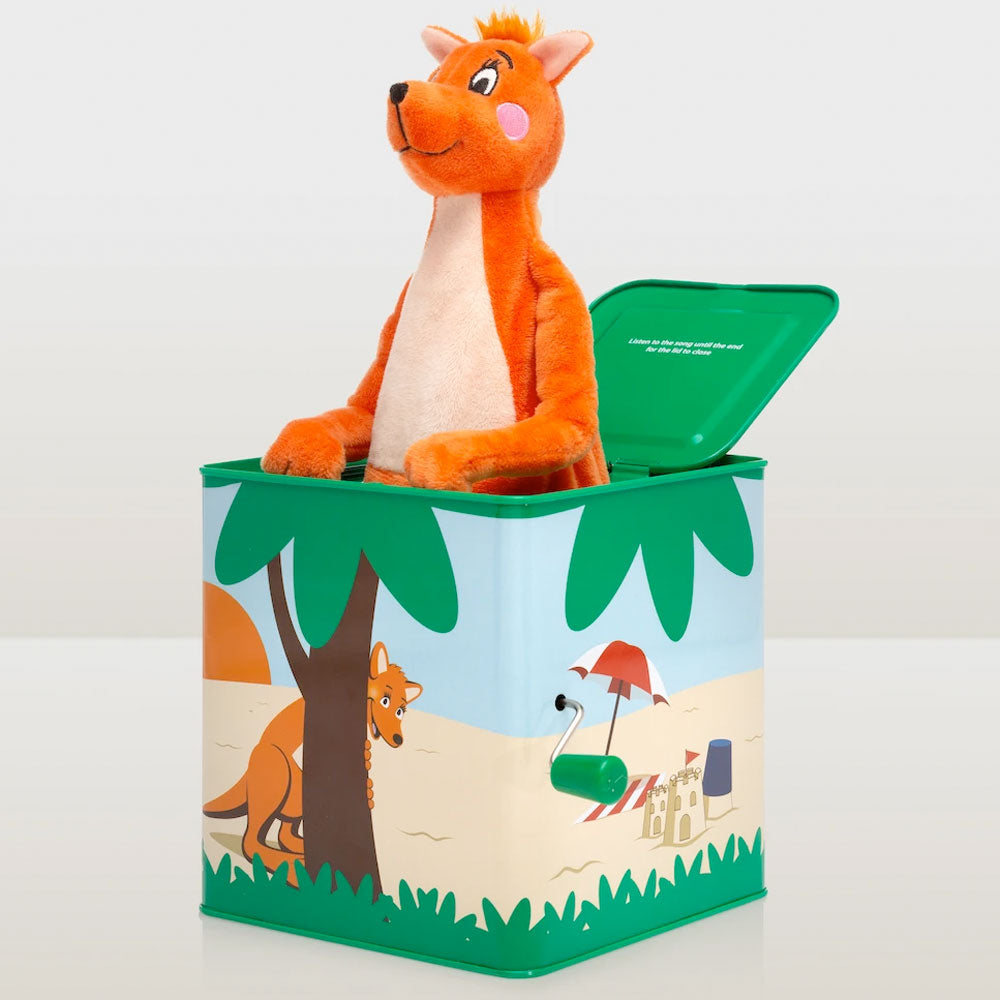 [DISCONTINUED] Mizzie The Kangaroo Musical Hop Out Mizzie Music Box