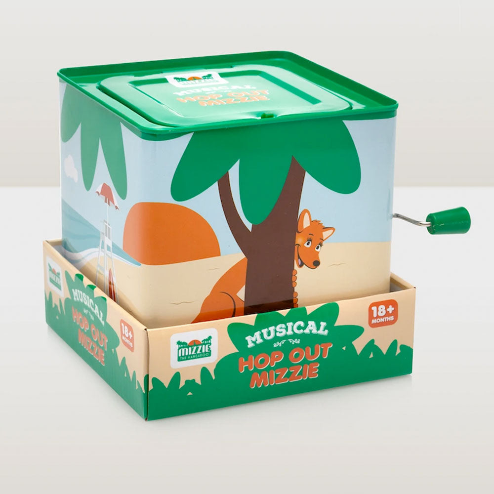 [DISCONTINUED] Mizzie The Kangaroo Musical Hop Out Mizzie Music Box