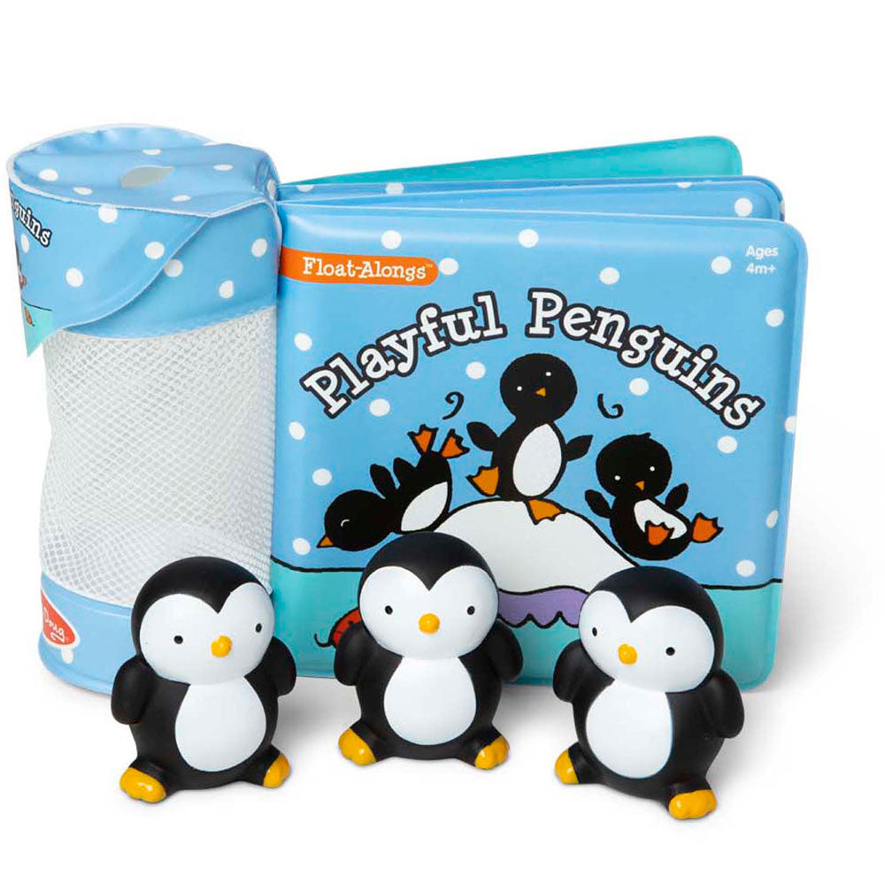 Melissa & Doug Float Alongs Playful Penguins Bath Book