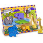 Melissa & Doug Wooden Chunky Puzzle Value Pack: Safari Animals + Farm Animals