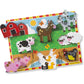 Melissa & Doug Wooden Chunky Puzzle Value Pack: Safari Animals + Farm Animals