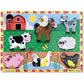 Melissa & Doug Wooden Chunky Puzzle Value Pack: Safari Animals + Farm Animals