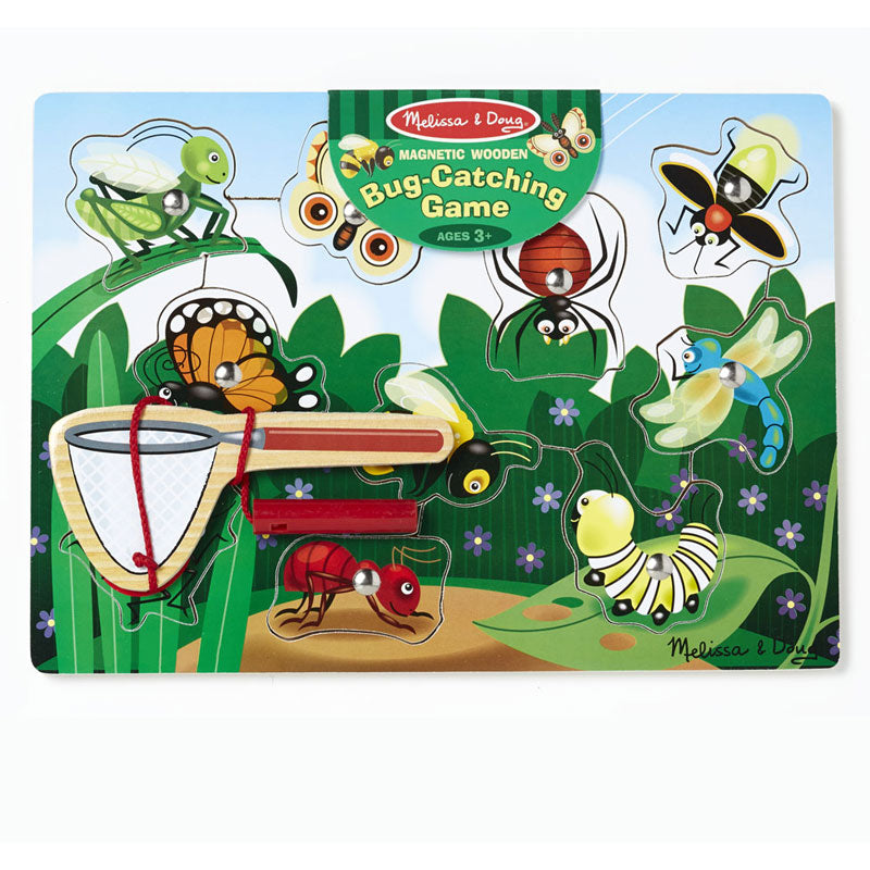 Melissa & Doug Magnetic Wooden Bug-Catching Game