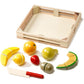 [DISCONTINUED] Melissa & Doug Wooden Play Food Cutting Fruit Crate
