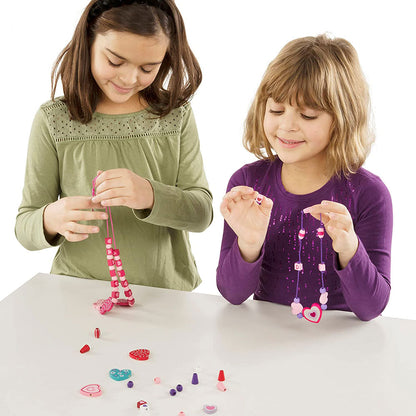 Melissa & Doug Sweet Hearts Wooden Bead Set 150 Pieces