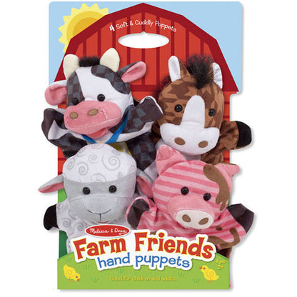 Melissa & Doug Hand Animal Puppets Value Pack - Farm & Zoo