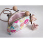 MinZ Studio Handmade Sakura Butterflies Frame Purse - White