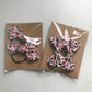 MinZ Studio Liberty Fabric Handmade Hair Ties and Clips Set - Silver Bells