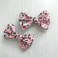 MinZ Studio Liberty Fabric Handmade Hair Ties and Clips Set - Silver Bells