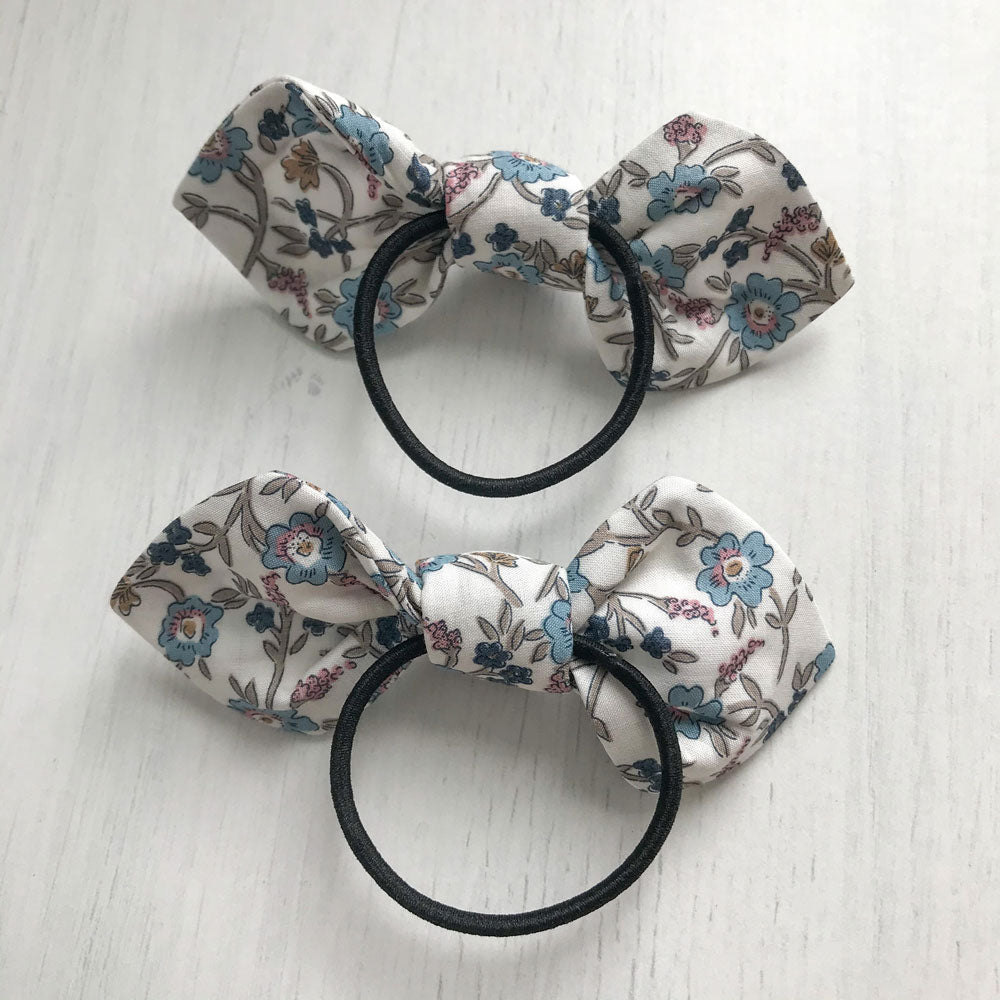 MinZ Studio Liberty Fabric Handmade Hair Ties and Clips Set - Hannah Fay