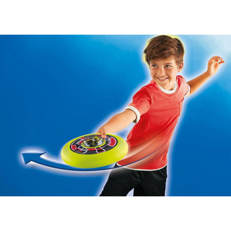 [DISCONTINUED] Playmobil City Action 6920 Police Car With Lights and Sound & FREE Cosmic Flying Disc