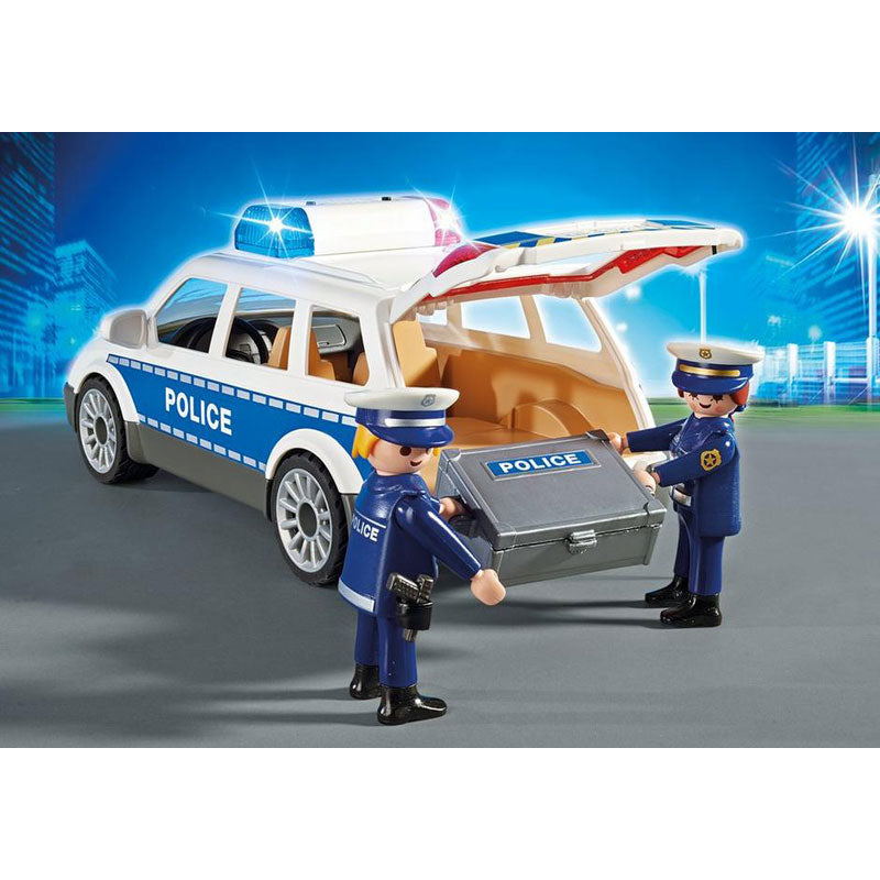 [DISCONTINUED] Playmobil City Action 6920 Police Car With Lights and Sound & FREE Cosmic Flying Disc