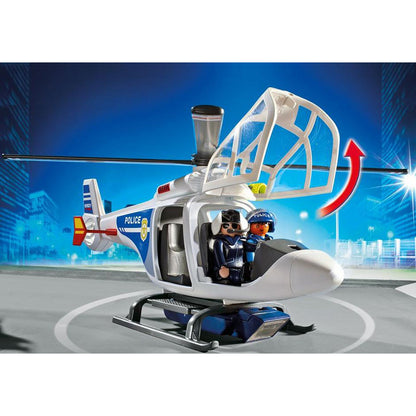[DISCONTINUED] Playmobil City Action 6921 Police Helicopter with LED Searchlight