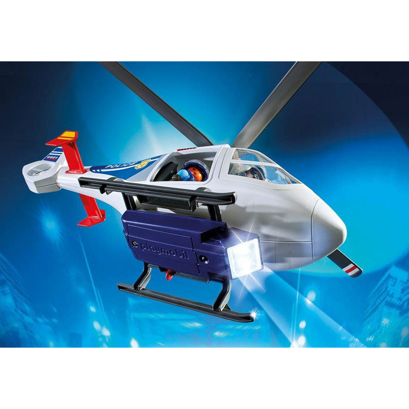 [DISCONTINUED] Playmobil City Action 6921 Police Helicopter with LED Searchlight