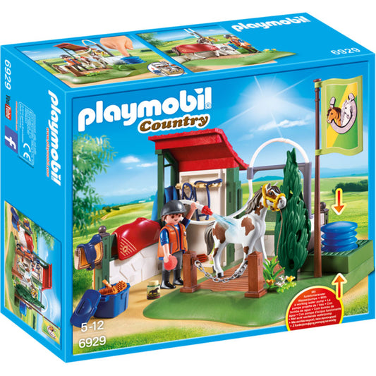 [DISCONTINUED] Playmobil Country 6929 Horse Grooming Station