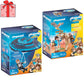 [DISCONTINUED] Playmobil The Movie Value Pack: Rex Dasher with Parachute + Marla with Horse + Gift Wrapping