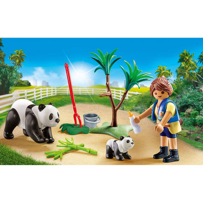 Playmobil City Life 70105 Panda Caretaker Carry Case