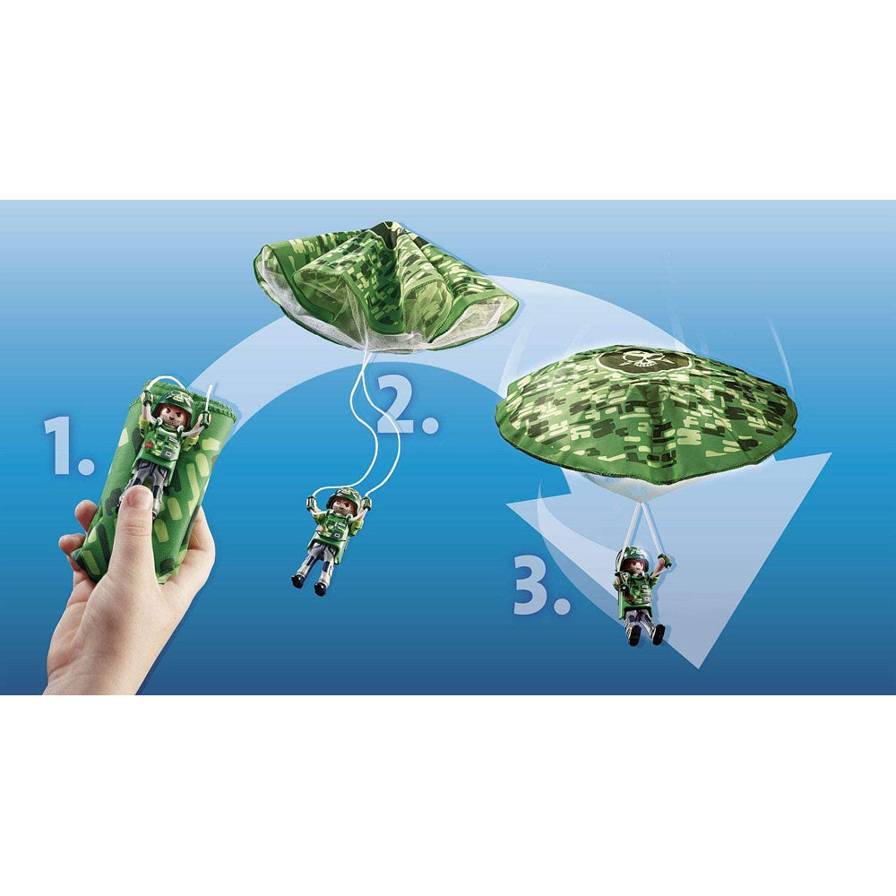 [DISCONTINUED] Playmobil City Action 70569 Police Parachute Search & FREE Cosmic Flying Disc
