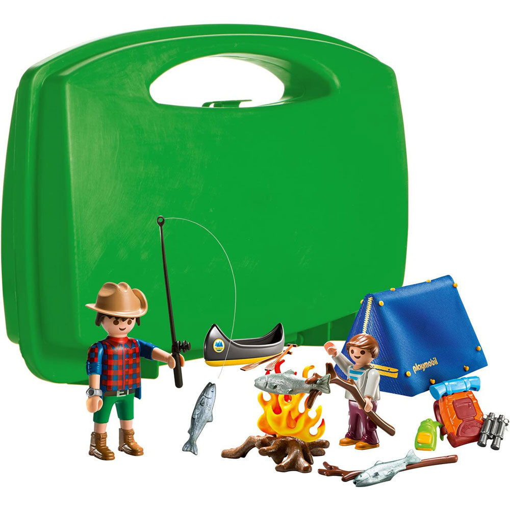 Playmobil Carry Case Value Pack - Camping & Dino Explorer