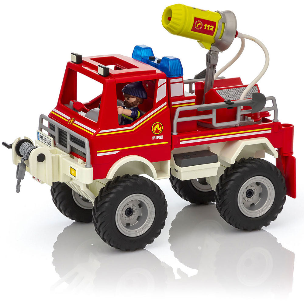 [DISCONTINUED] Playmobil City Action 9466 Fire Truck & FREE Cosmic Flying Disc