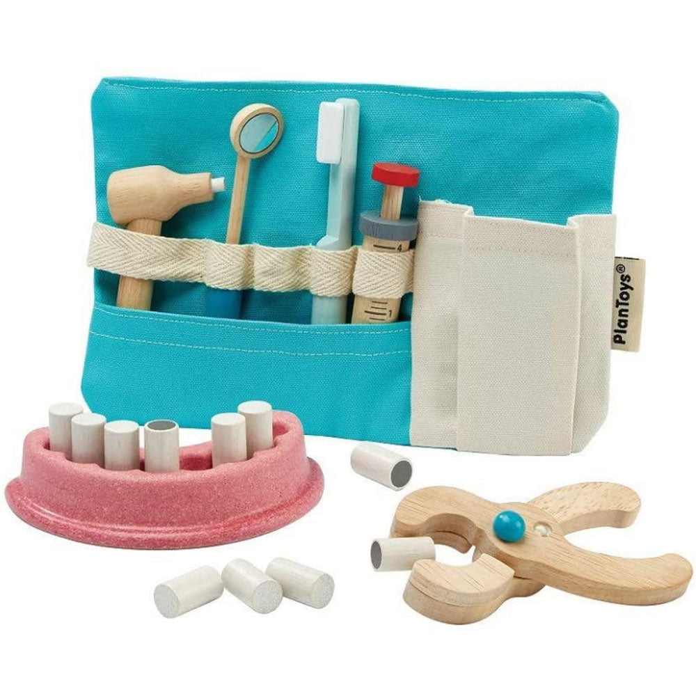 [DISCONTINUED] Plan Toys Wooden Dentist Set