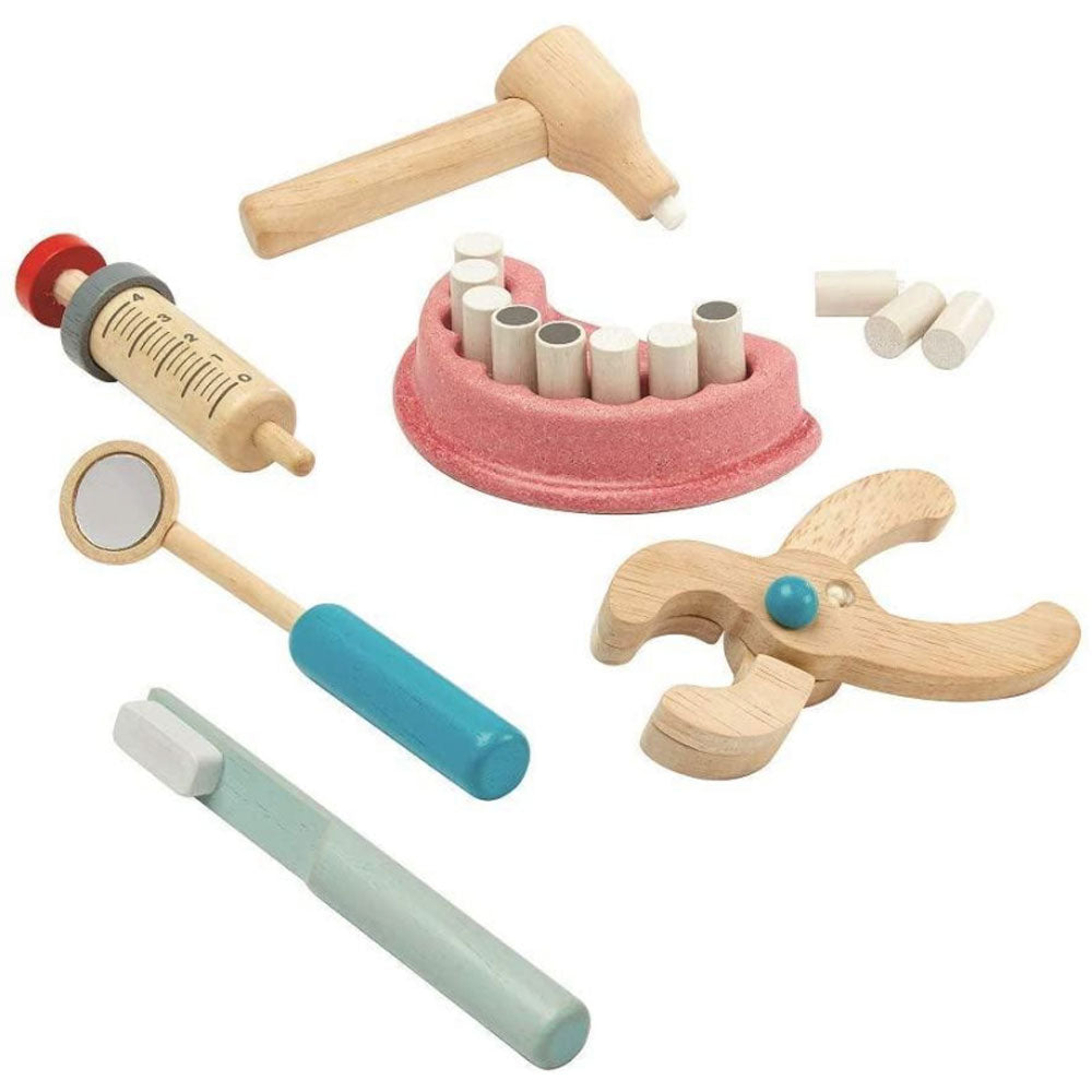 [DISCONTINUED] Plan Toys Wooden Dentist Set