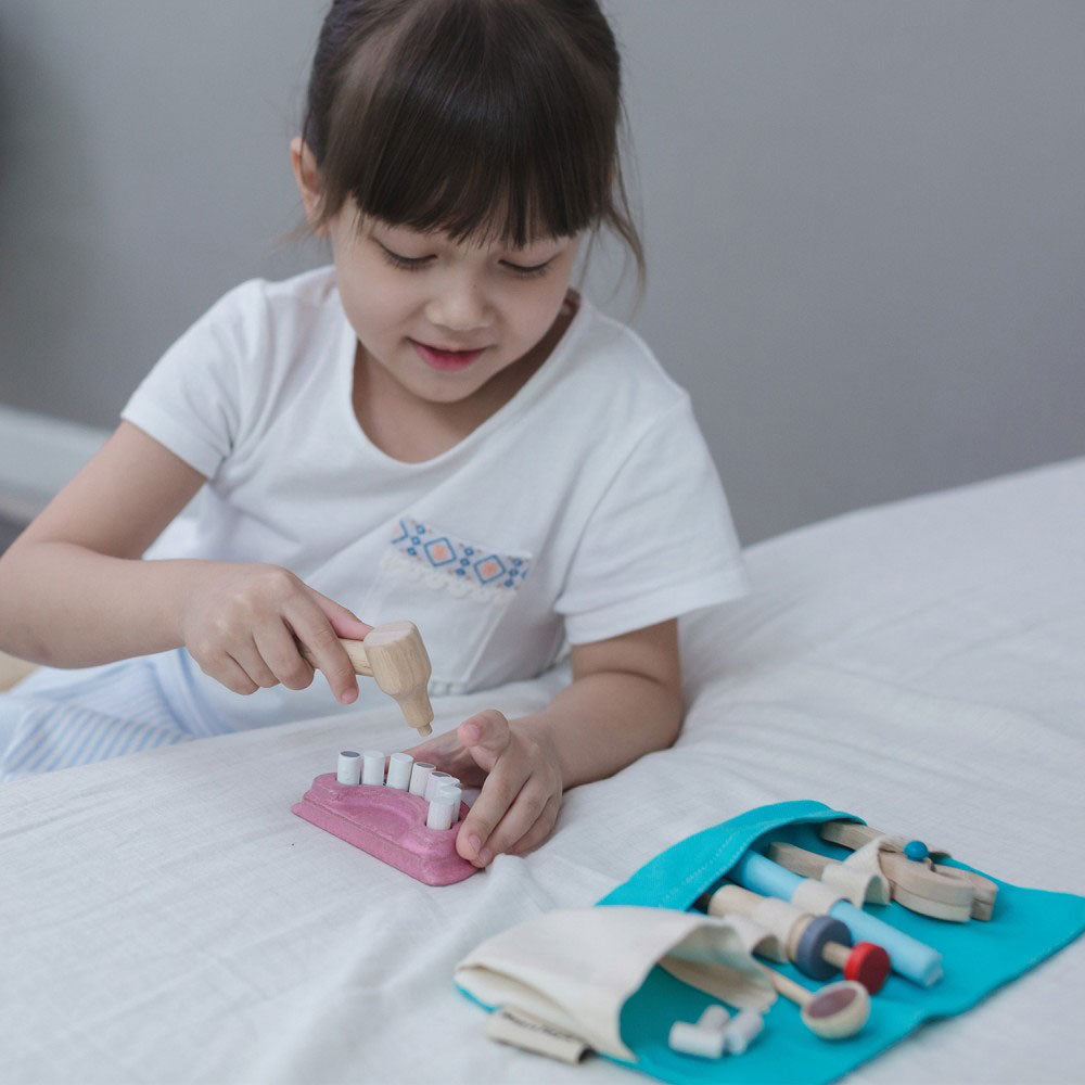 [DISCONTINUED] Plan Toys Wooden Dentist Set
