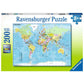 Ravensburger Map of the World 200pc Puzzle