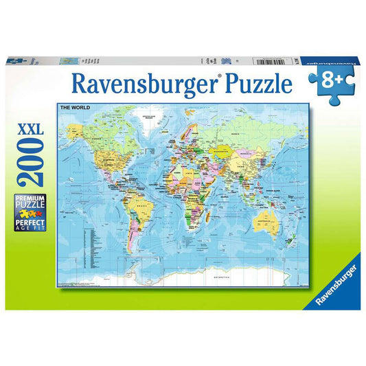 Ravensburger Map of the World 200pc Puzzle