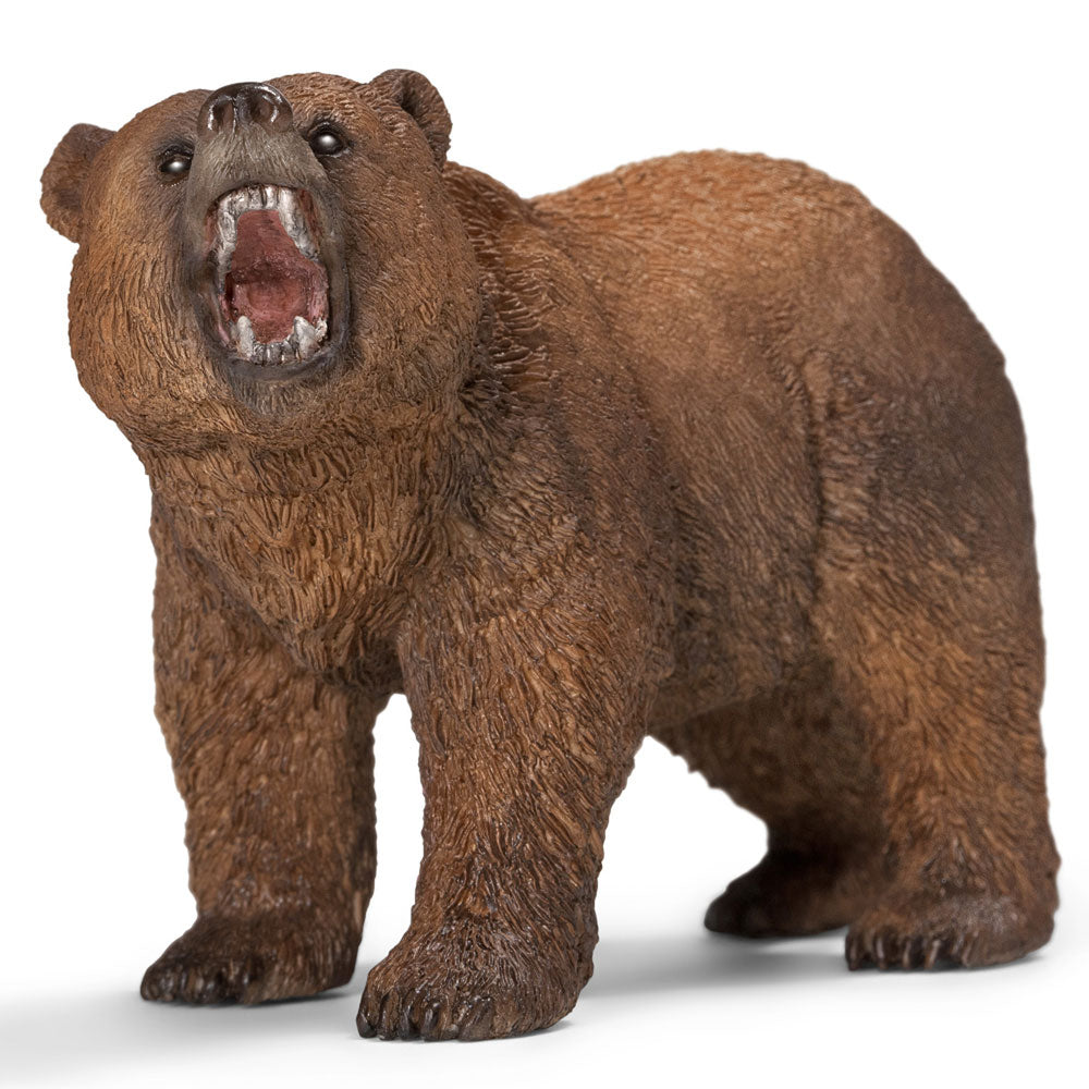 Schleich Wild Life Figurines Value Pack - Grizzly Bear & Hippopotamus