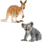 Schleich Wild Life Animal Figurines Value Pack: Kangaroo + Koala