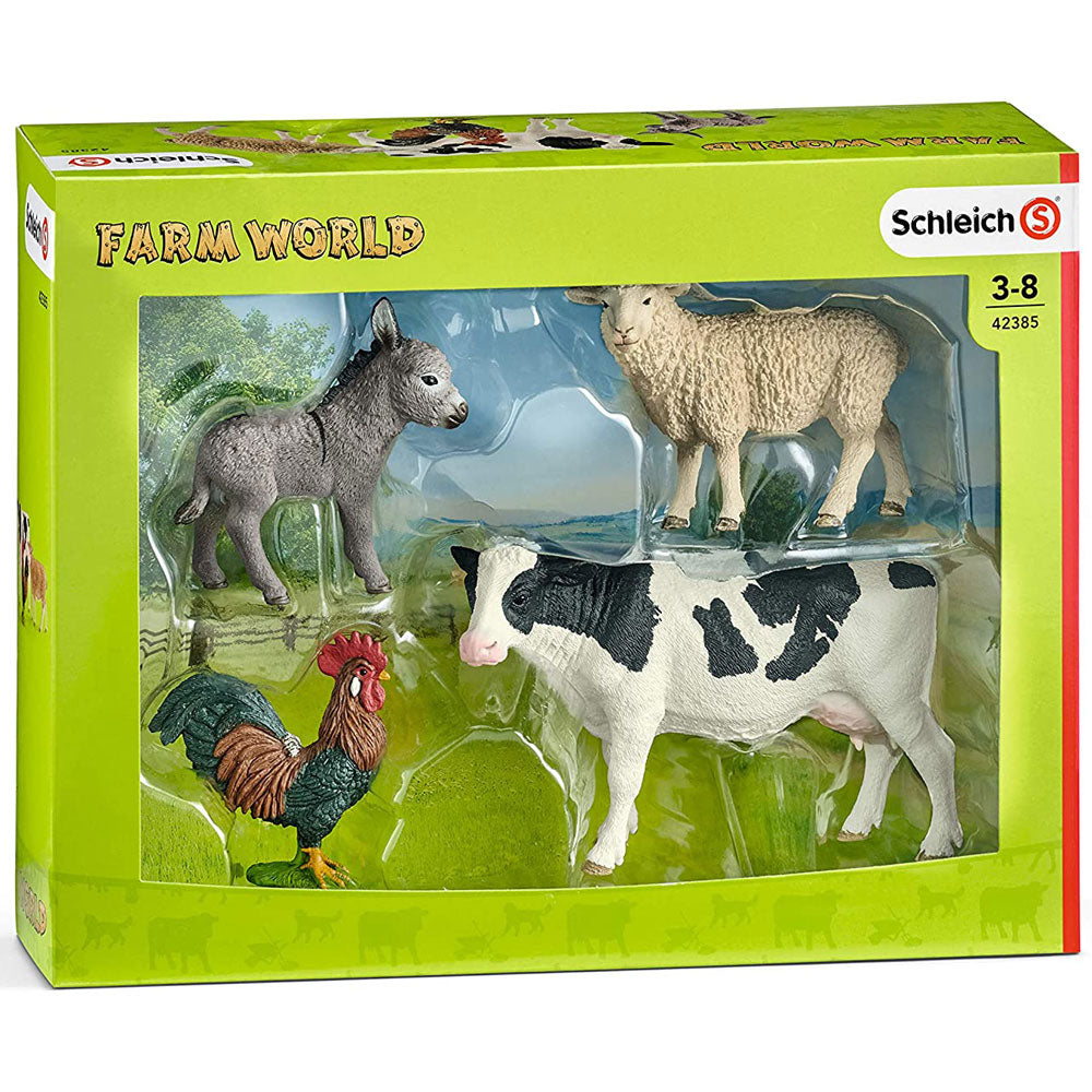 Schleich Farm World Animal Figurine Starter Set