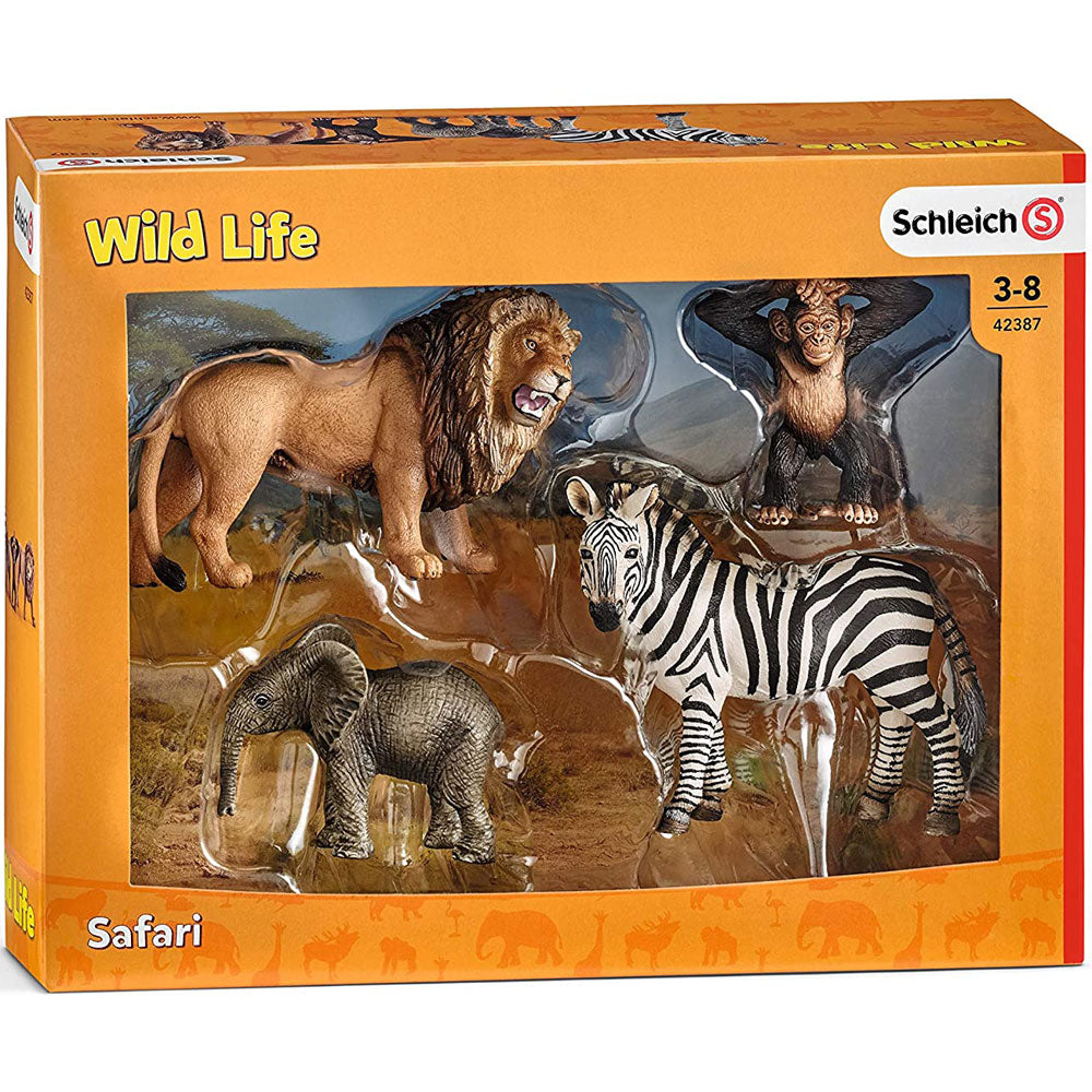 Schleich Wild Life Animal Figurine Starter Set
