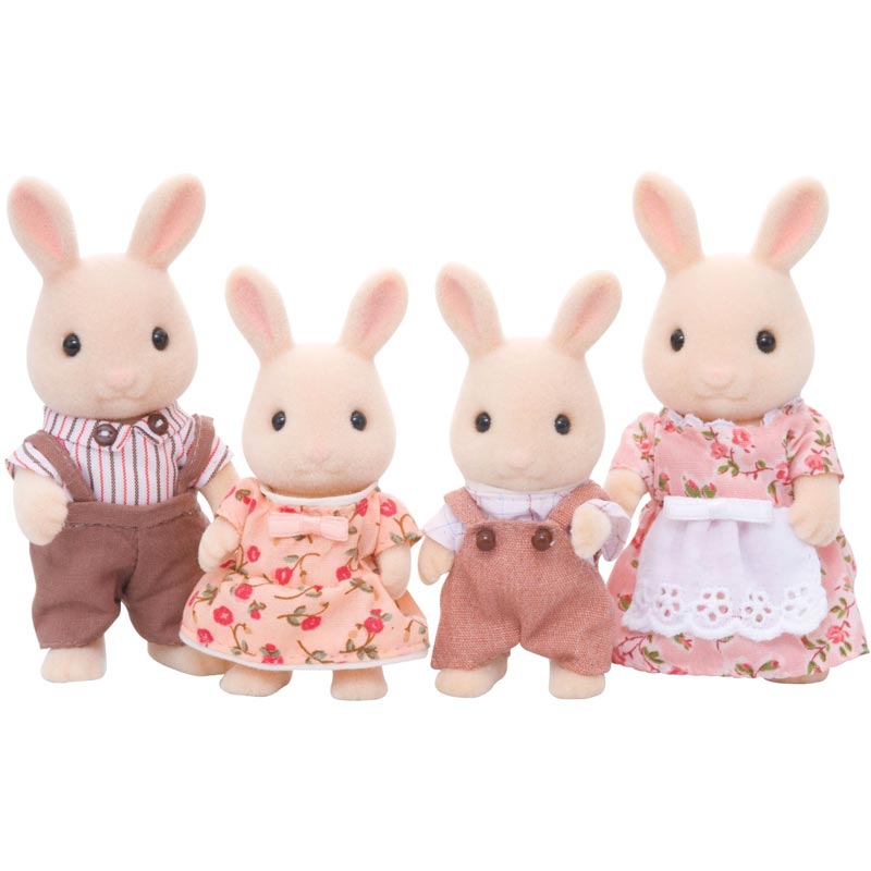 [DISCONTINUED] Sylvanian Families Milk Rabbit Family