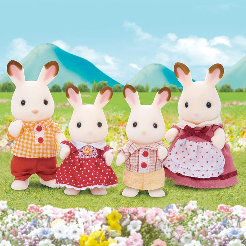 [DISCONTINUED] Sylvanian Families Family Value Pack: Hedgehog + Chocolate Rabbit