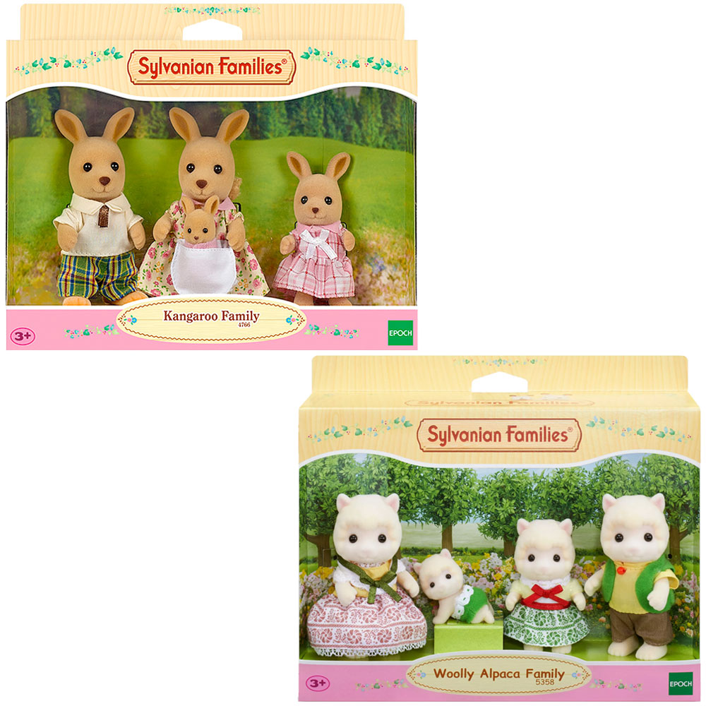 [DISCONTINUED] Sylvanian Families Family Value Pack: Kangaroo + Woolly Alpaca
