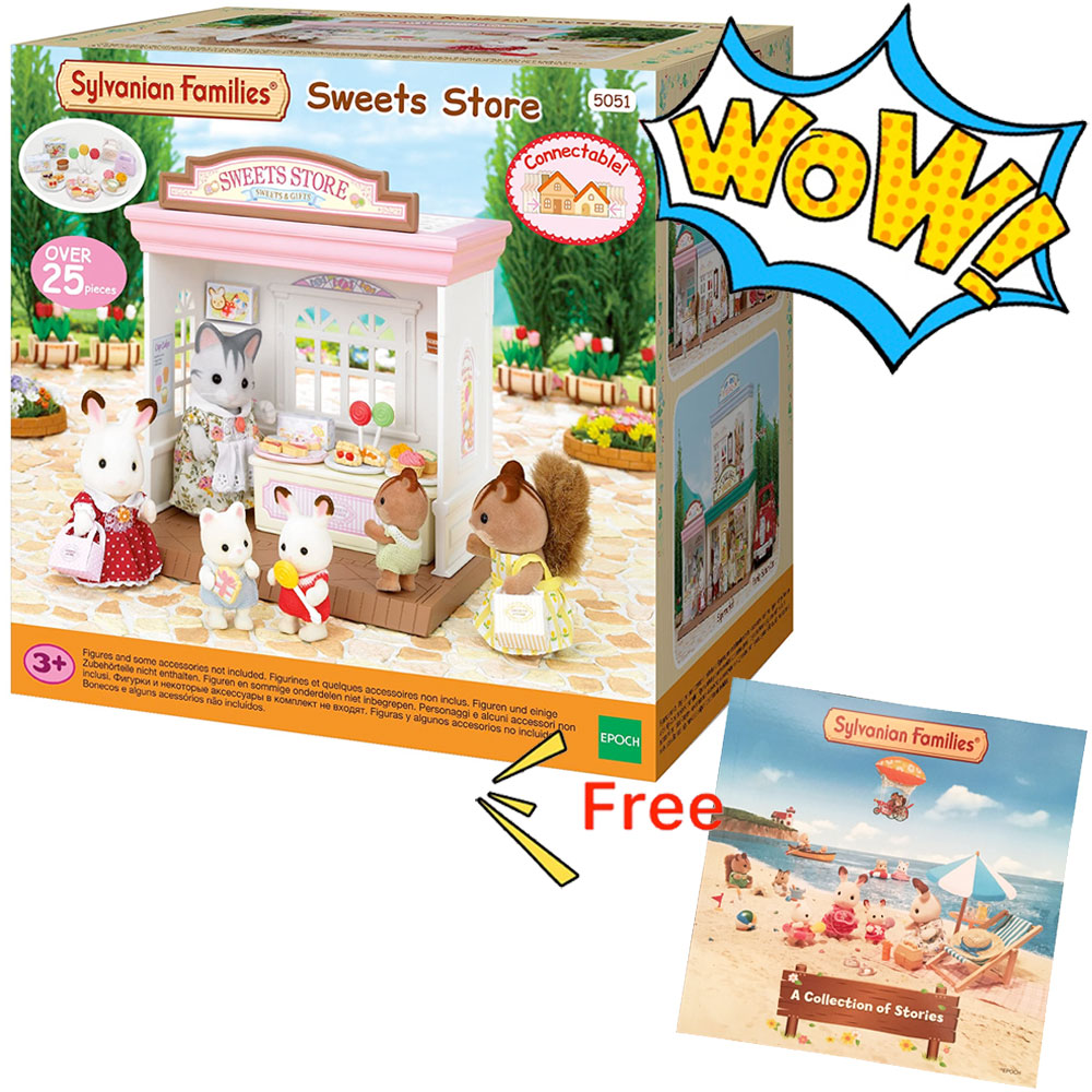 [DISCONTINUED] Sylvanian Families Sweets Store + FREE Story Book
