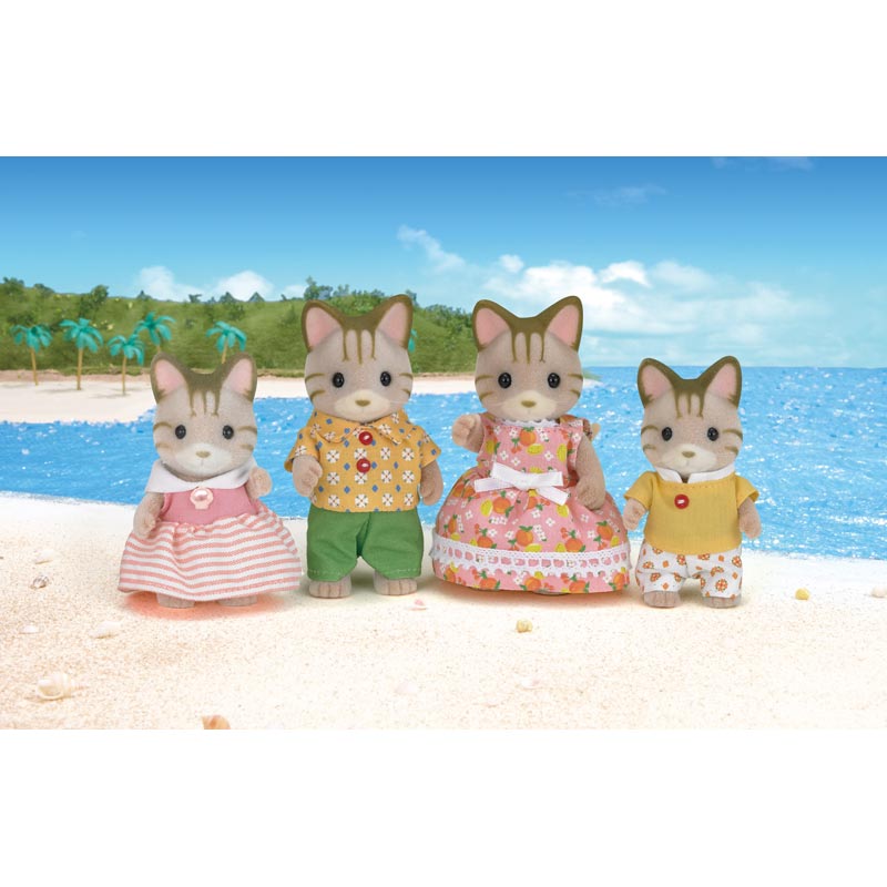 [DISCONTINUED] Sylvanian Families Striped Cat Family