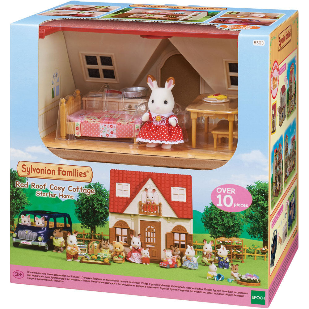 [DISCONTINUED] Sylvanian Families Red Roof Cosy Cottage Starter Home + FREE Story Book