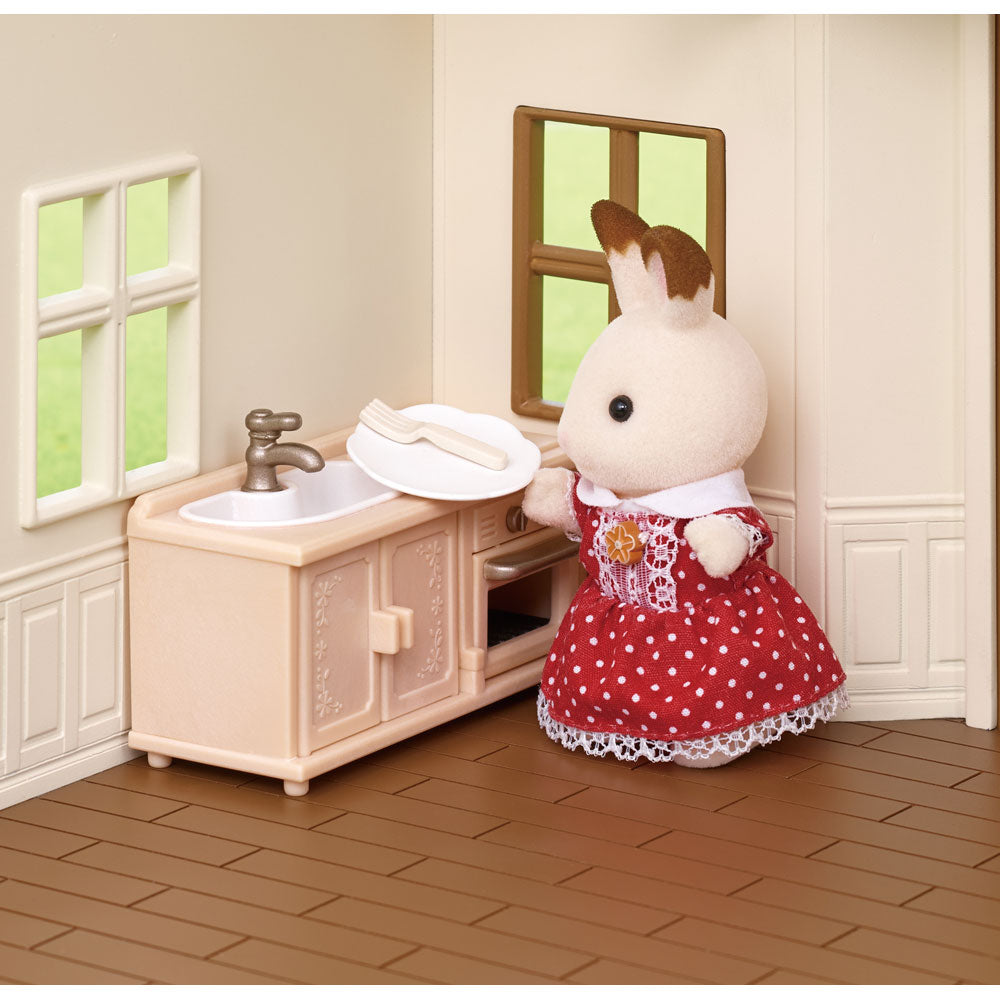 [DISCONTINUED] Sylvanian Families Red Roof Cosy Cottage Starter Home + FREE Story Book