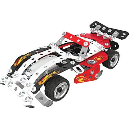 Meccano 10 Model Set 21201 Racing Vehicle Building Kit