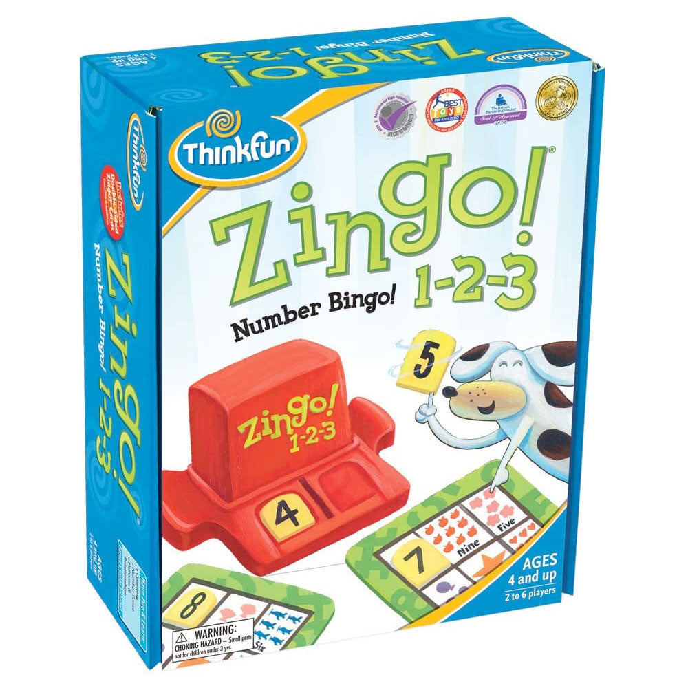 ThinkFun Zingo 123 Number Bingo Game