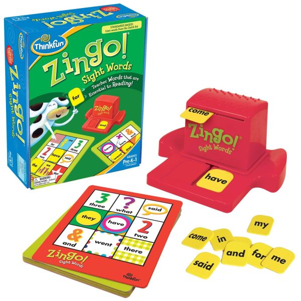 ThinkFun Zingo Game Value Pack: 123 Number Bingo + Sight Words