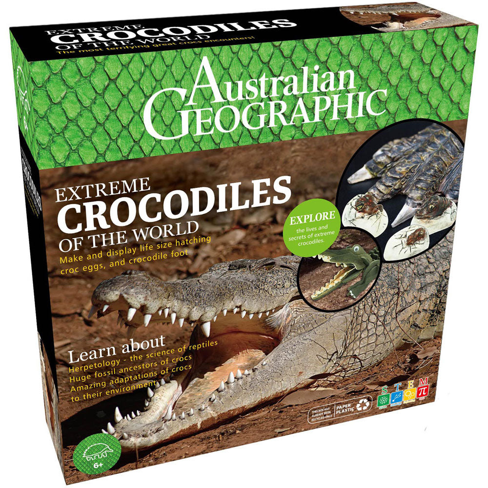 Extreme Crocodiles of the World STEM toy from Australian Geographic for kids aged 6 years and up