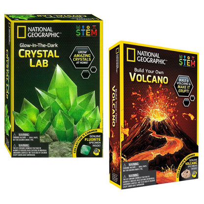 National Geographic Science Value Pack: Crystal Lab + Volcano